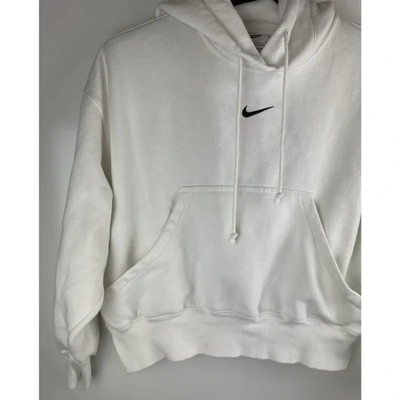Nike Phoenix Fleece Pullover Hoodie Women's Size Small Oversized Center Swoosh - Picture 4 of 11
